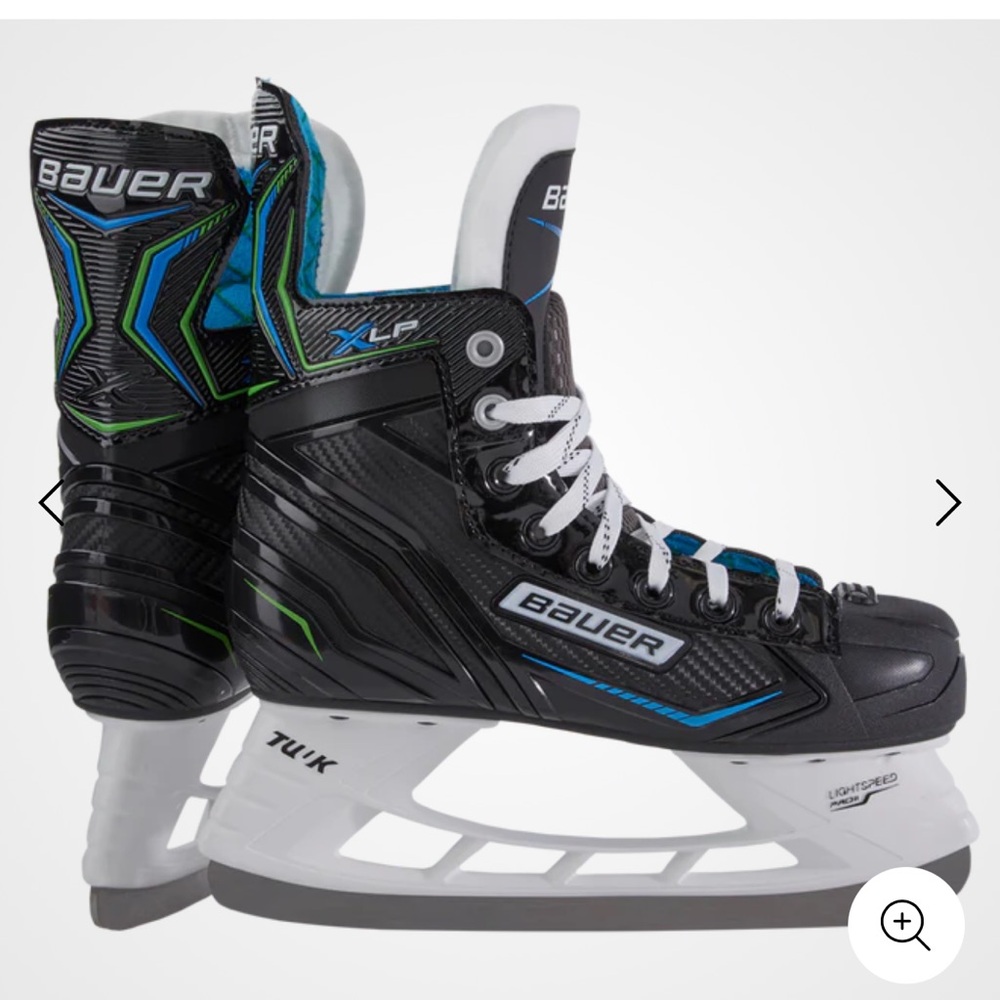 Bauer Black and Blue Ice Hockey Skates